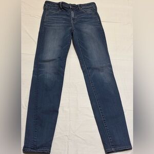 American Eagle Outfitters Dark Blue Super Stretch Skinny Jeans